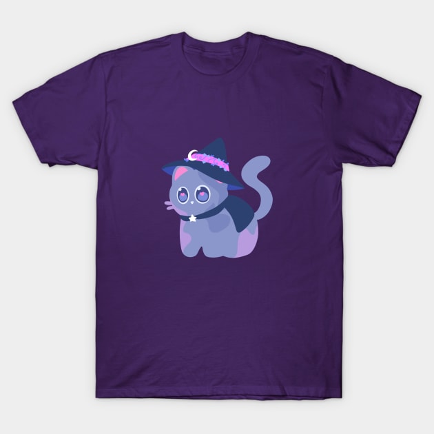 Little Witch Catto T-Shirt by silly cattos